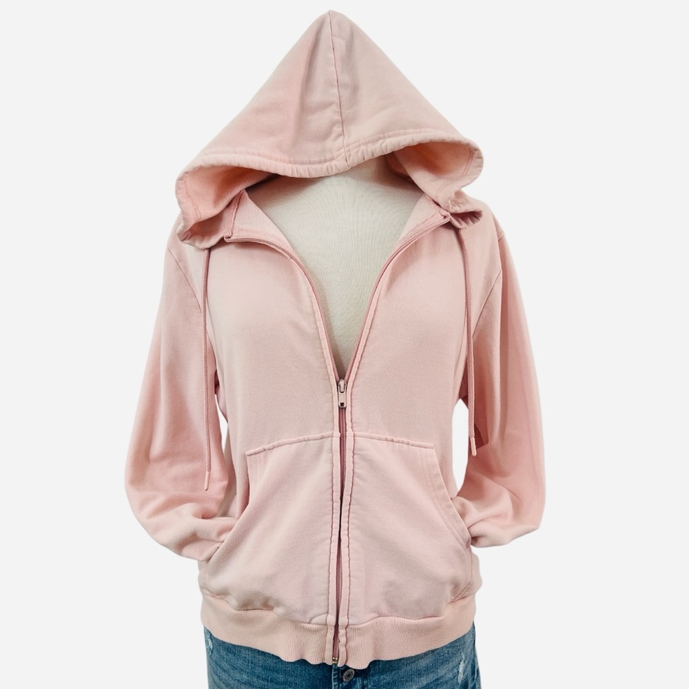 EDDIE BAUER - BLUSH Pink Zip-Up HOODIE